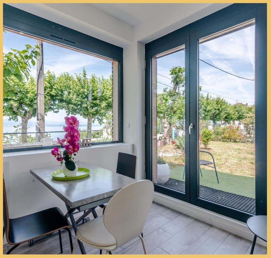 Appartement Cozy 1 Panoramique Lac Leman טונון-לה-בן מראה חיצוני תמונה